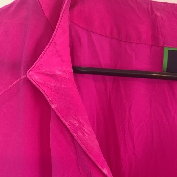 C. Wonder Silk Pink Tunic Dress with slip Small - Picture 6 of 10